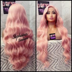 Human Hair Blended Lace Front Wig